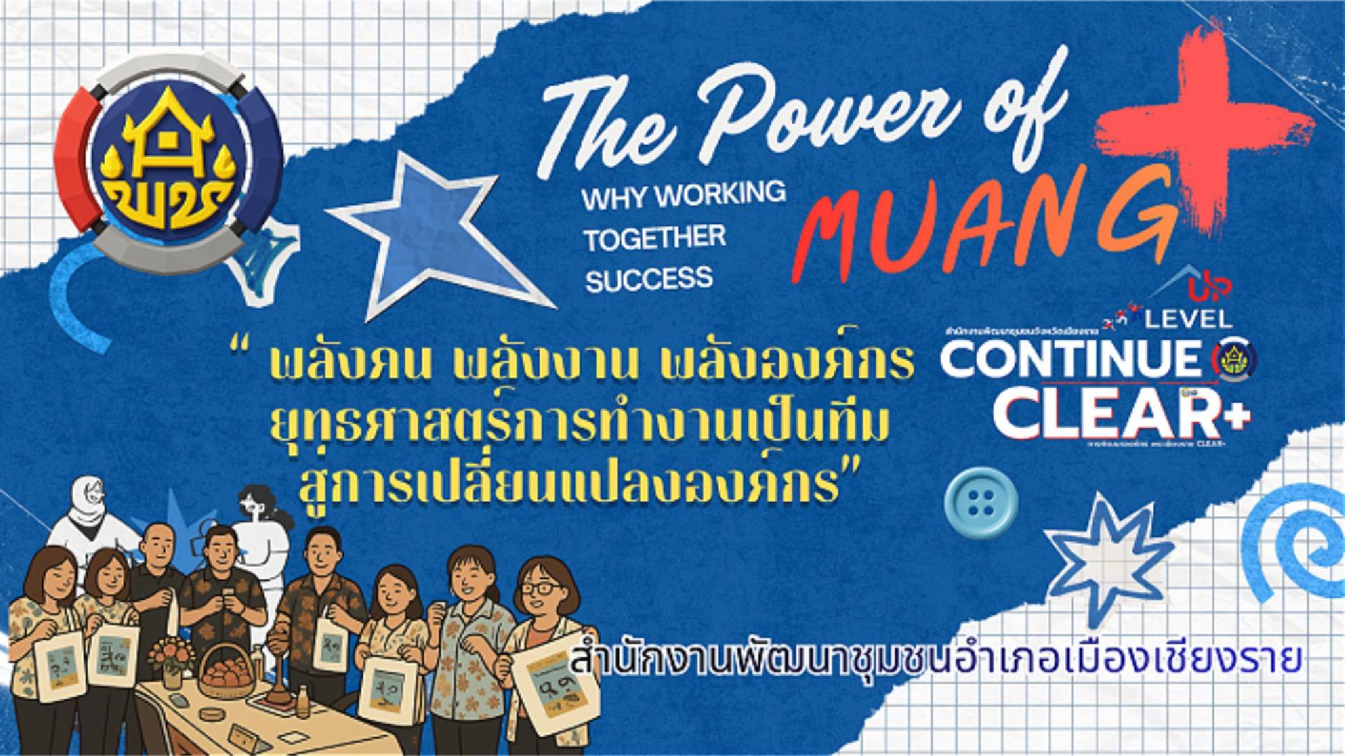  The Power of MUANG+: พลังคน พลังงาน พลังองค์กร สู่การเปลี่ยนแปลงอย่างยั่งยืน 