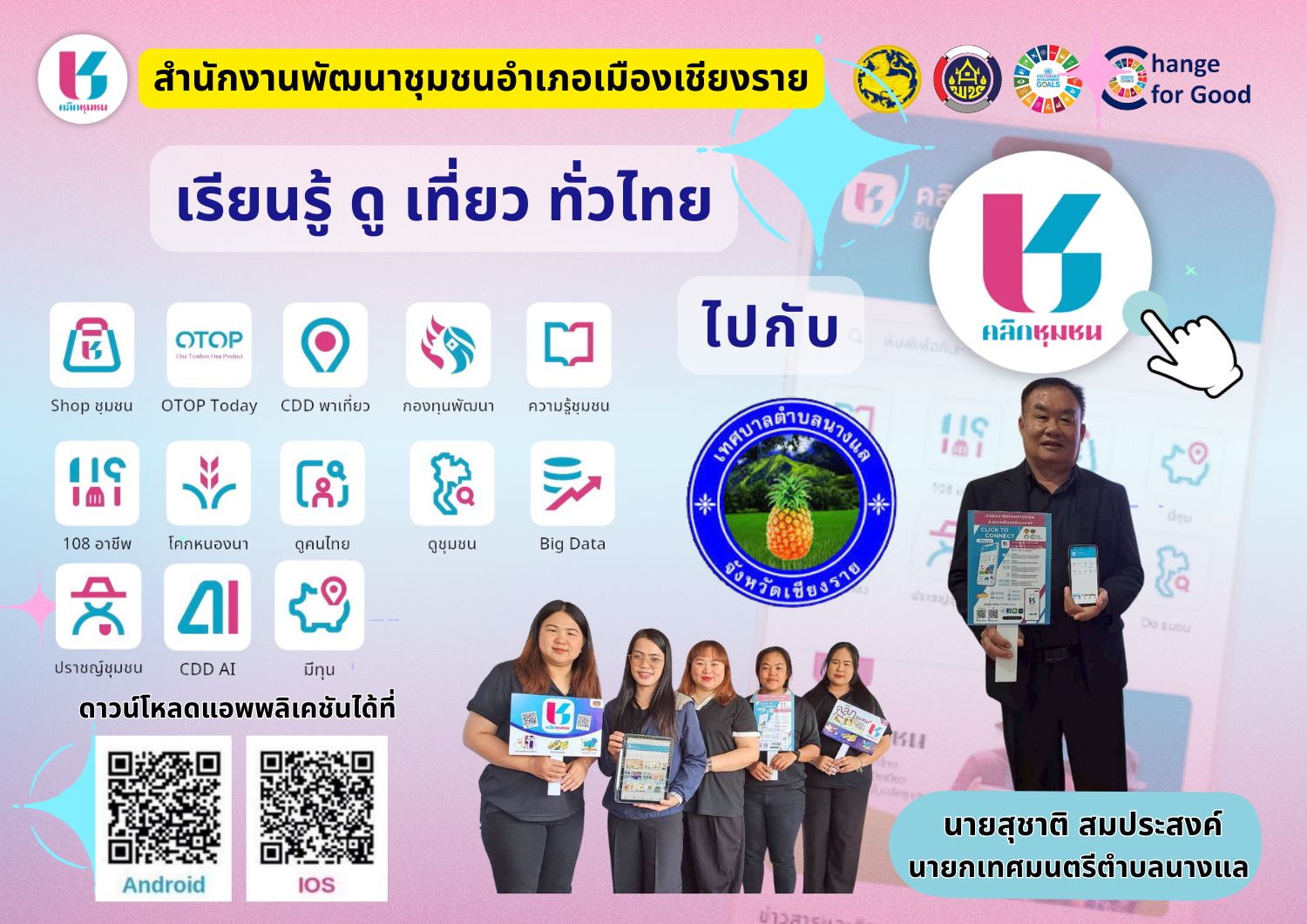 พช.เมืองเชียงราย เชิญชวนกลุ่มองค์กรเครือข่ายพัฒนาชุมชน