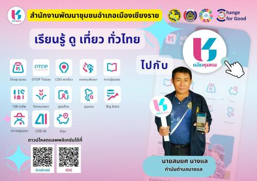 พช.เมืองเชียงราย ขับเคลื่อนการพัฒนาชุมชนสู่โลกดิจิทัลด้วย “Click ชุมชน”